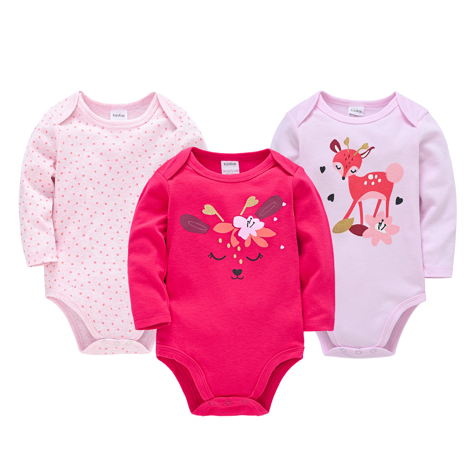 Baby Clothing Elephant - 3 Pcs/set Baby Girls Clothing 100%