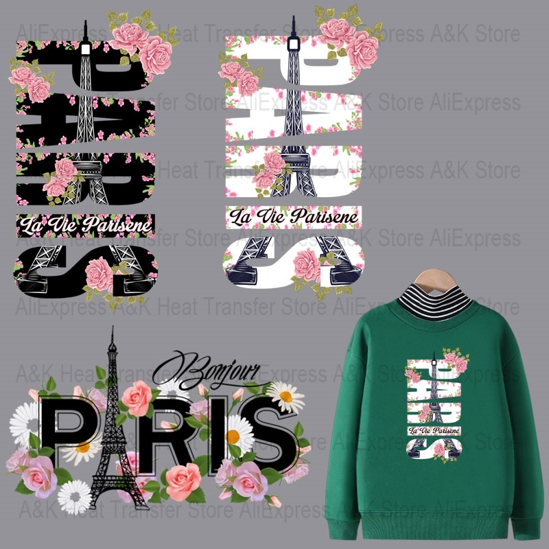 Baby Clothing Paris - PARIS Letter Iron-On Transfer For Clothing