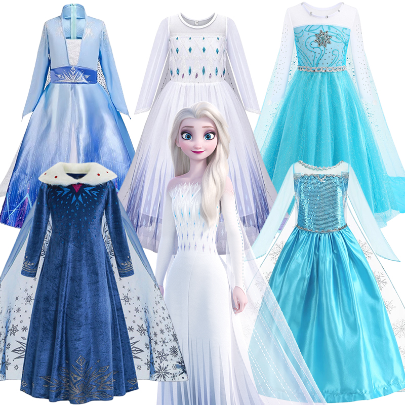 Baby Q Clothing - Frozen Elsa Princess For Girls Cosplay