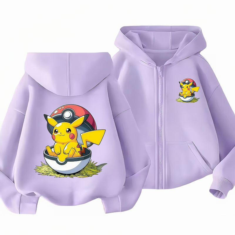 Baby Clothing Zipper - Potdemiel Pikachu Children's Zip-Up Hoodie, Boys'