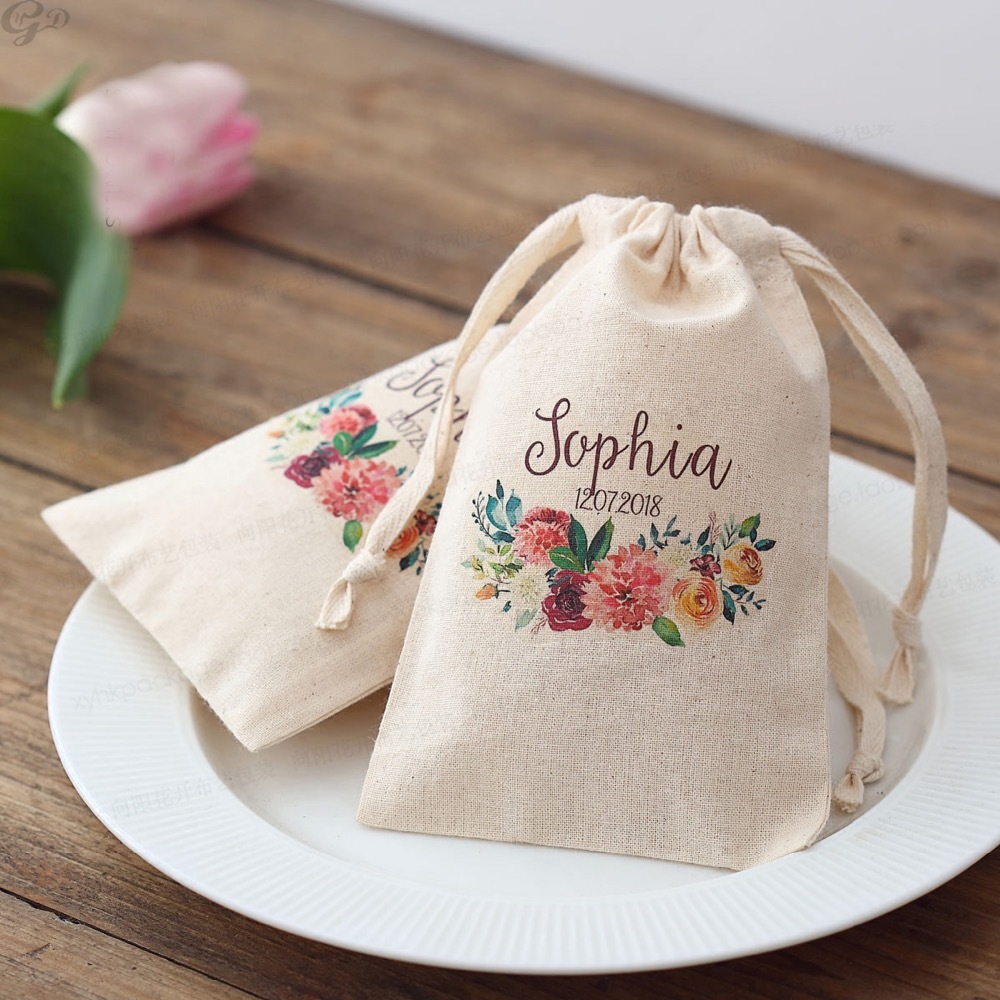 100pcs Custom Name Logo Weddin - Baby Clothing Logo のレビューと価格