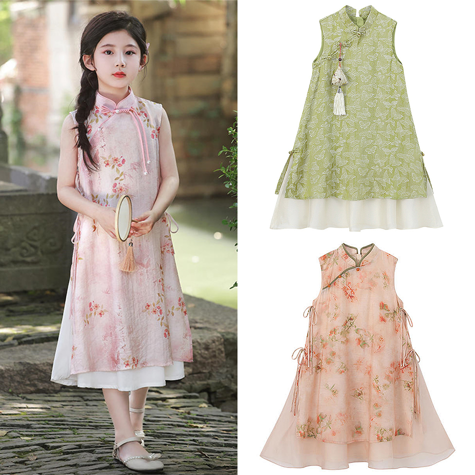 New Chinese Style Hanfu Cheong - Baby Q Clothing のレビューと価格