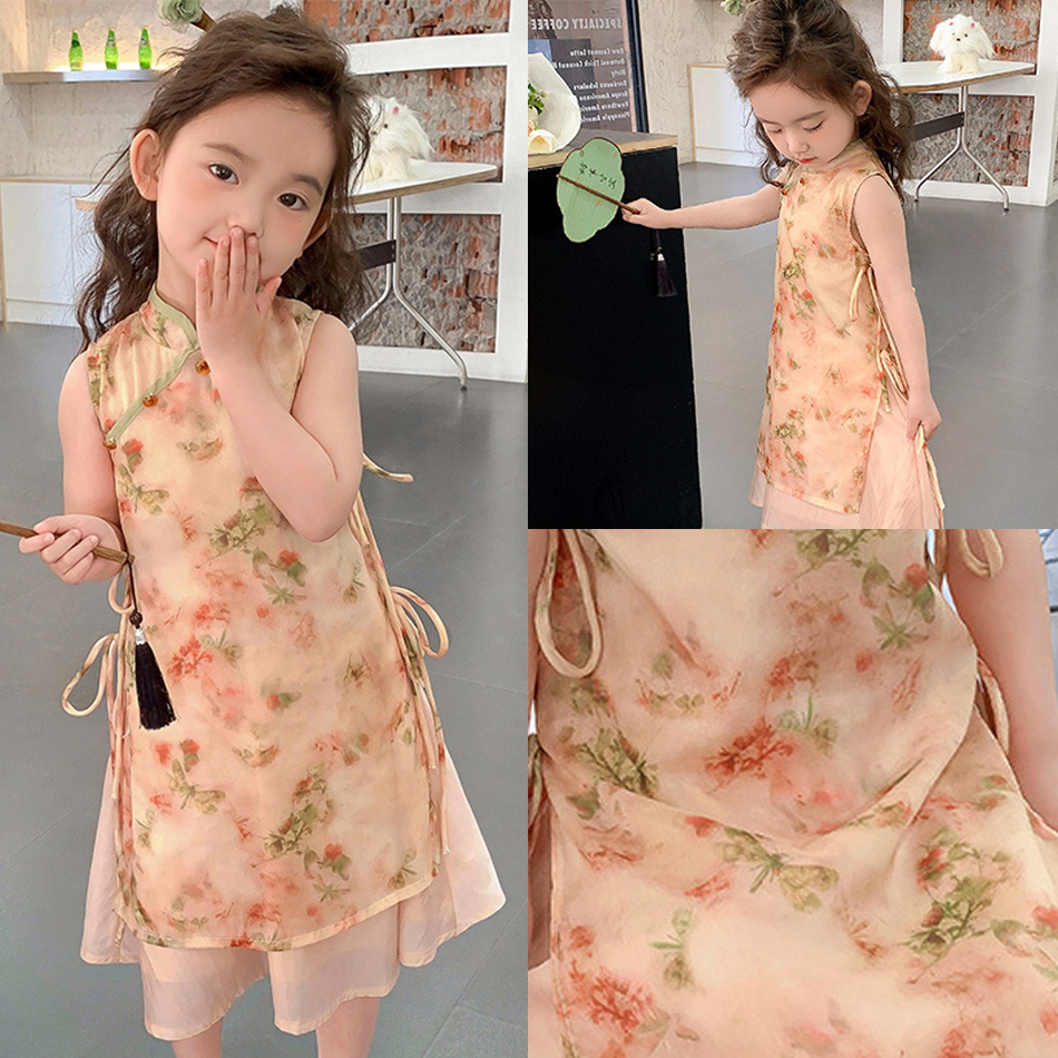 New Chinese Style Hanfu Cheong - Baby Q Clothing のレビューと価格