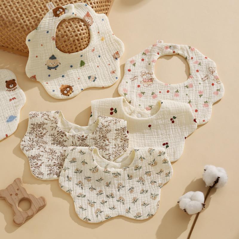 ✰✪1PC Baby Bibs Cotton Newborn - Baby Clothing Fabric のレビューと価格