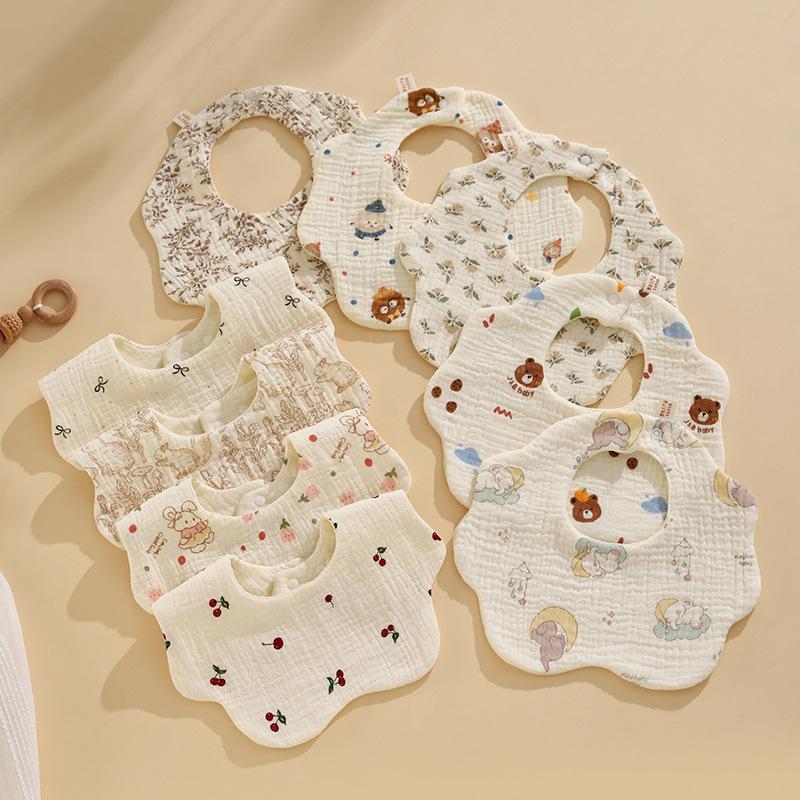 ✰✪1PC Baby Bibs Cotton Newborn - Baby Clothing Fabric のレビューと価格