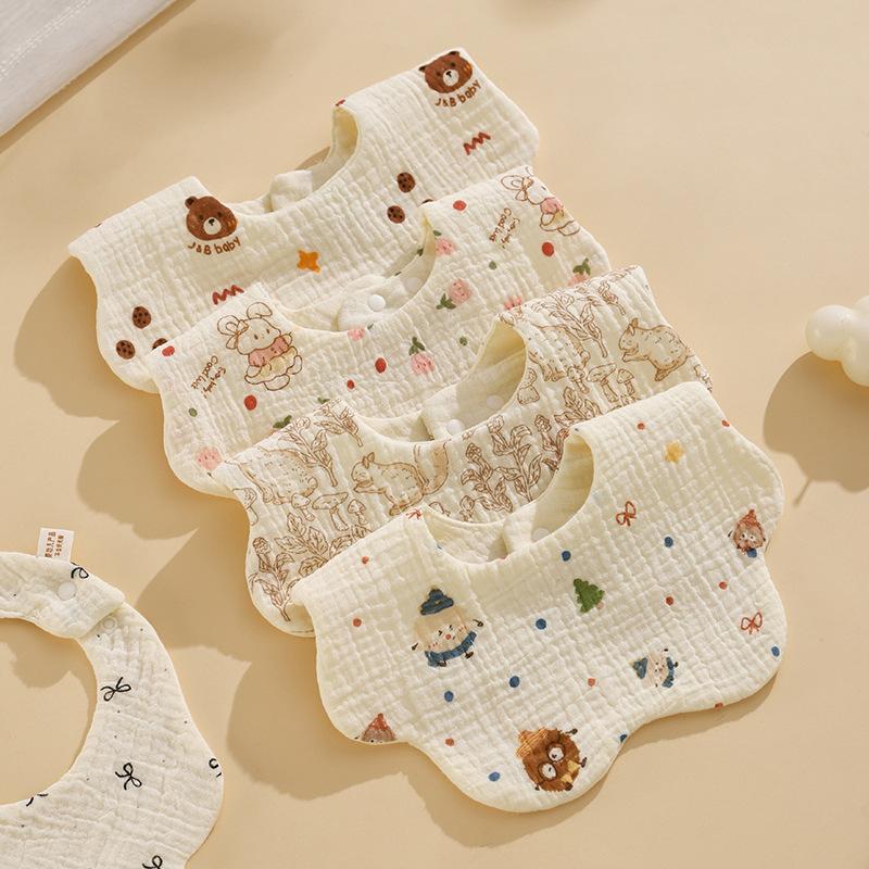 ✰✪1PC Baby Bibs Cotton Newborn - Baby Clothing Fabric のレビューと価格