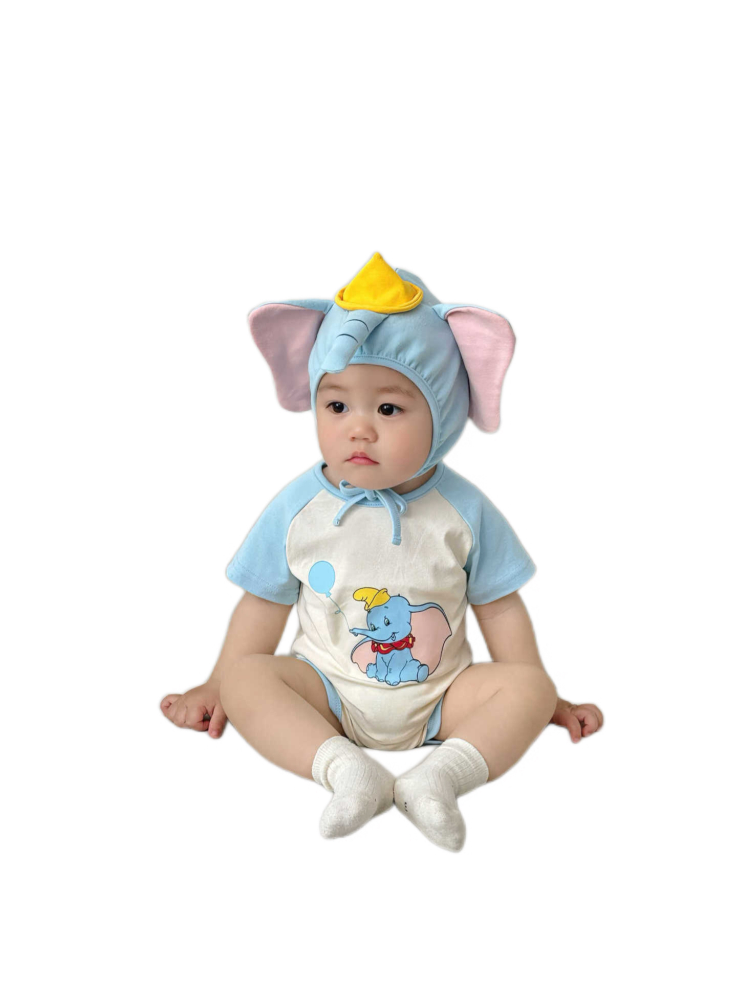 3D Elephant Print Baby Onesie  - Baby Clothing Elephant のレビューと価格