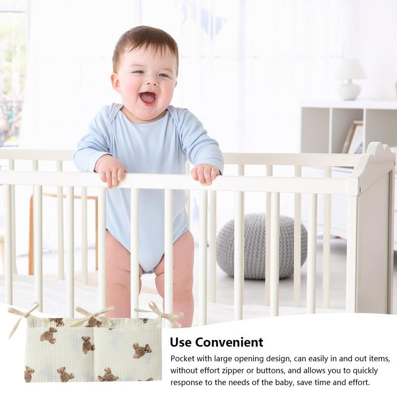Baby Crib Organizer Cot Caddy  - Baby Clothing Zipper のレビューと価格