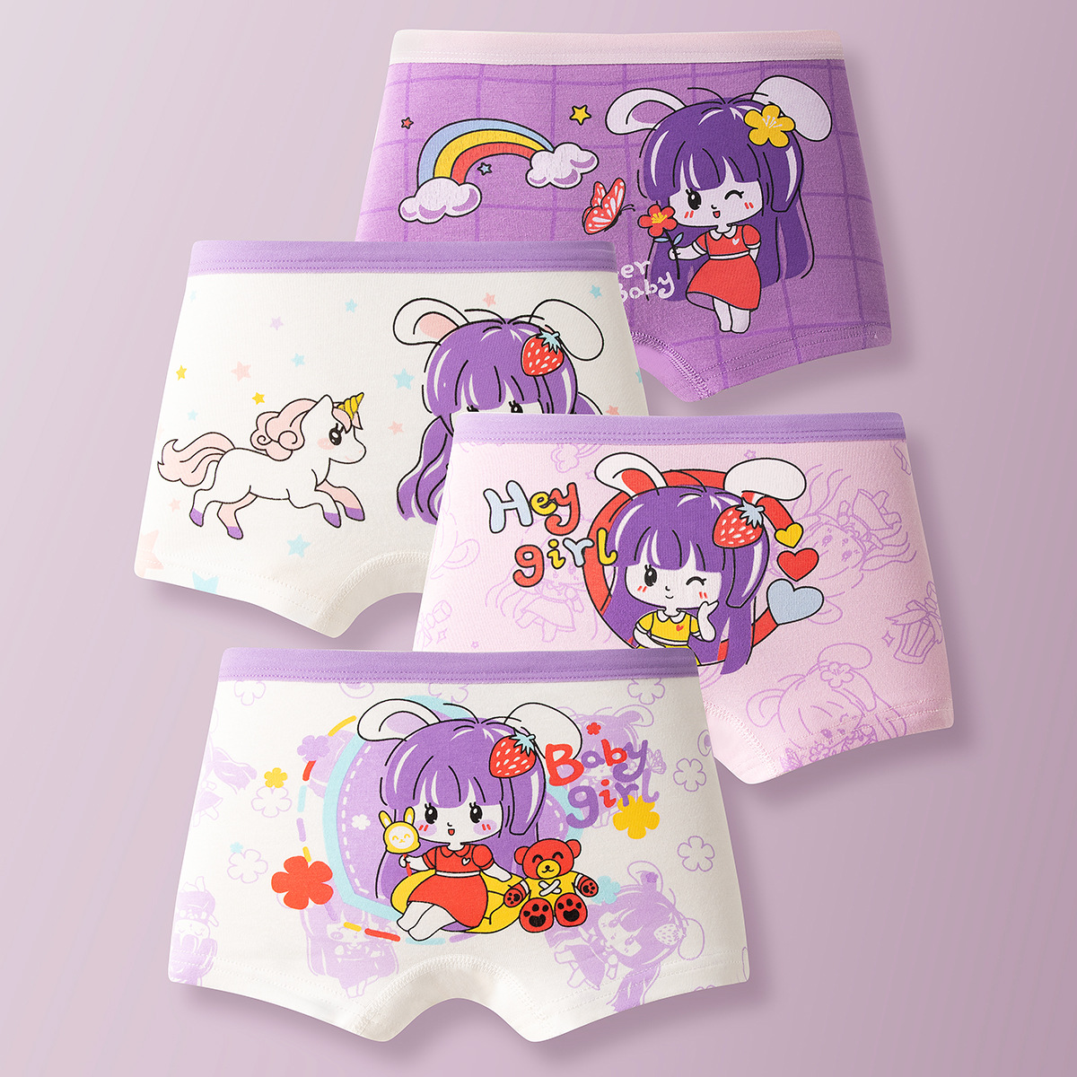 4pcs Cotton Girls Soft Panties - Baby Xl のレビューと価格