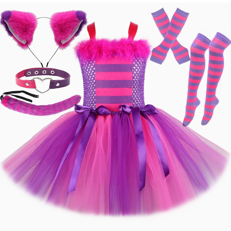 Cartoon Magic Striped Cheshire - Baby Tutu Skirt のレビューと価格
