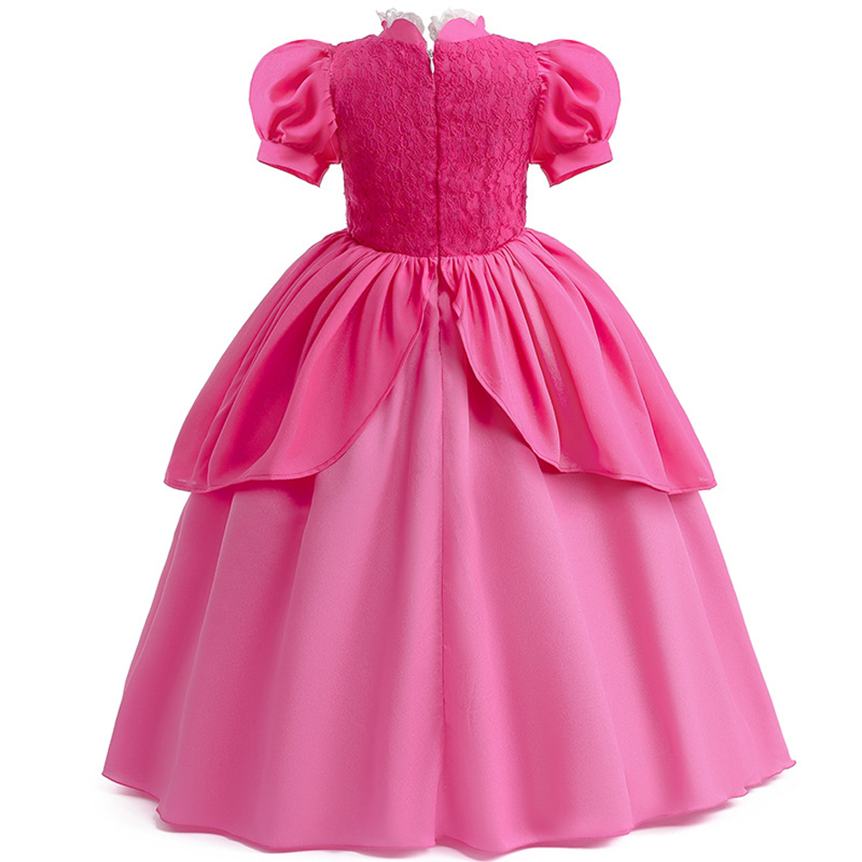 Peach Princess Dress For Girl  - Baby Q Clothing のレビューと価格