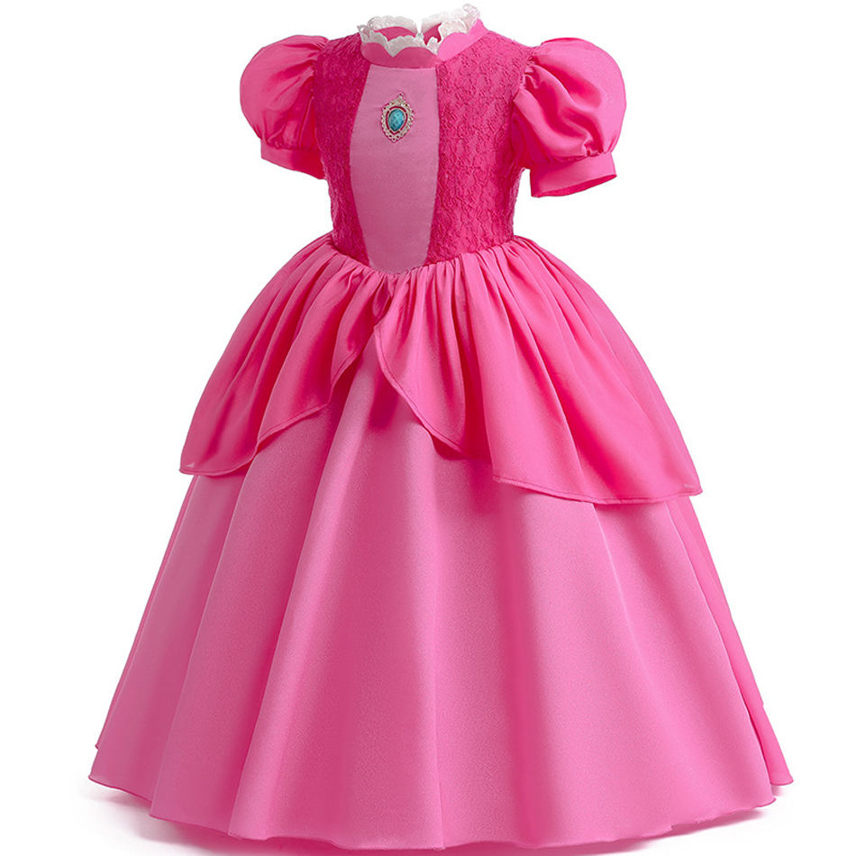 Peach Princess Dress For Girl  - Baby Q Clothing のレビューと価格