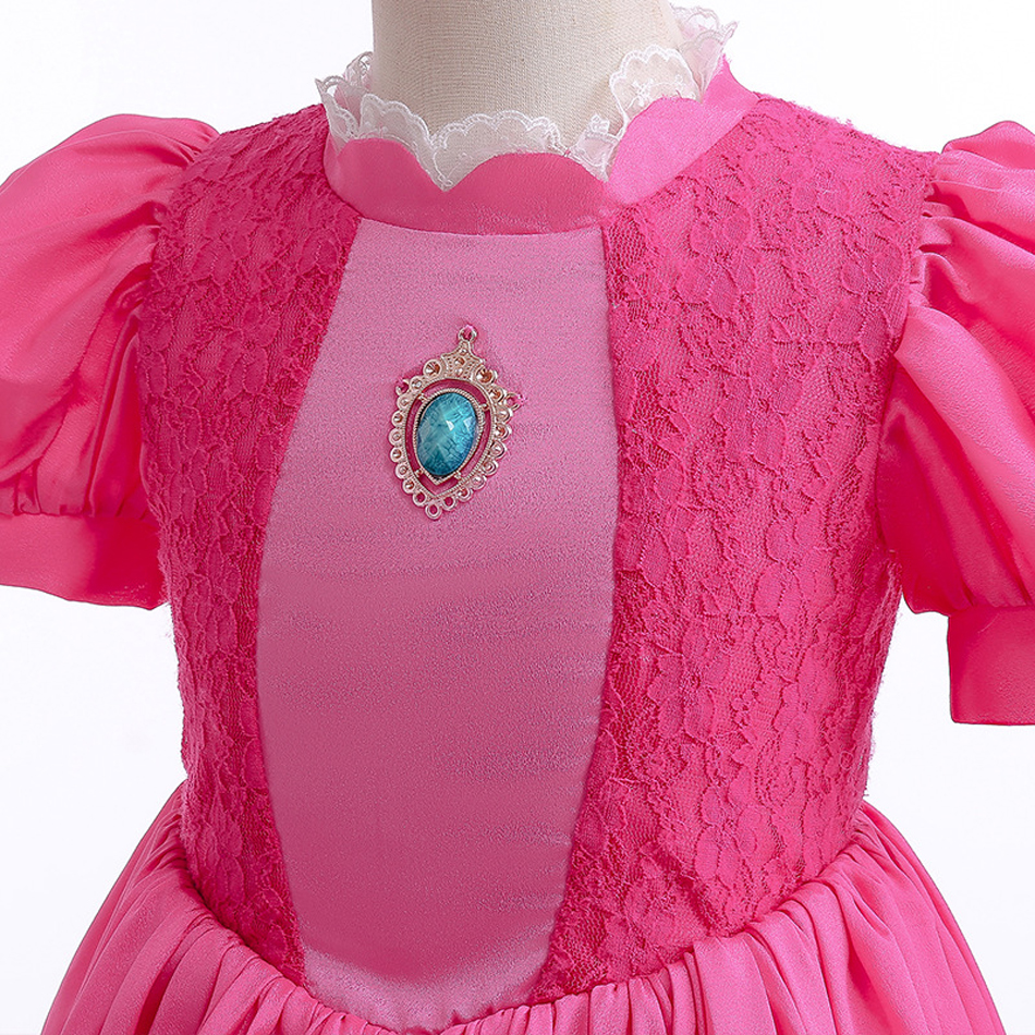 Peach Princess Dress For Girl  - Baby Q Clothing のレビューと価格