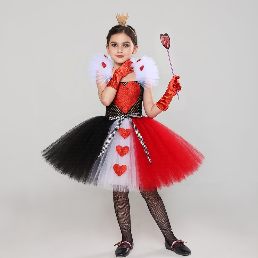 Queen of Hearts Tutu Costume D - Baby Tutu Skirt のレビューと価格