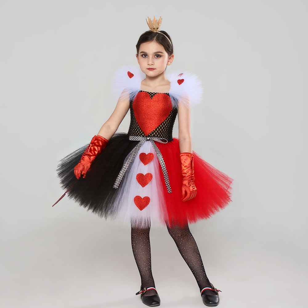 Queen of Hearts Tutu Costume D - Baby Tutu Skirt のレビューと価格