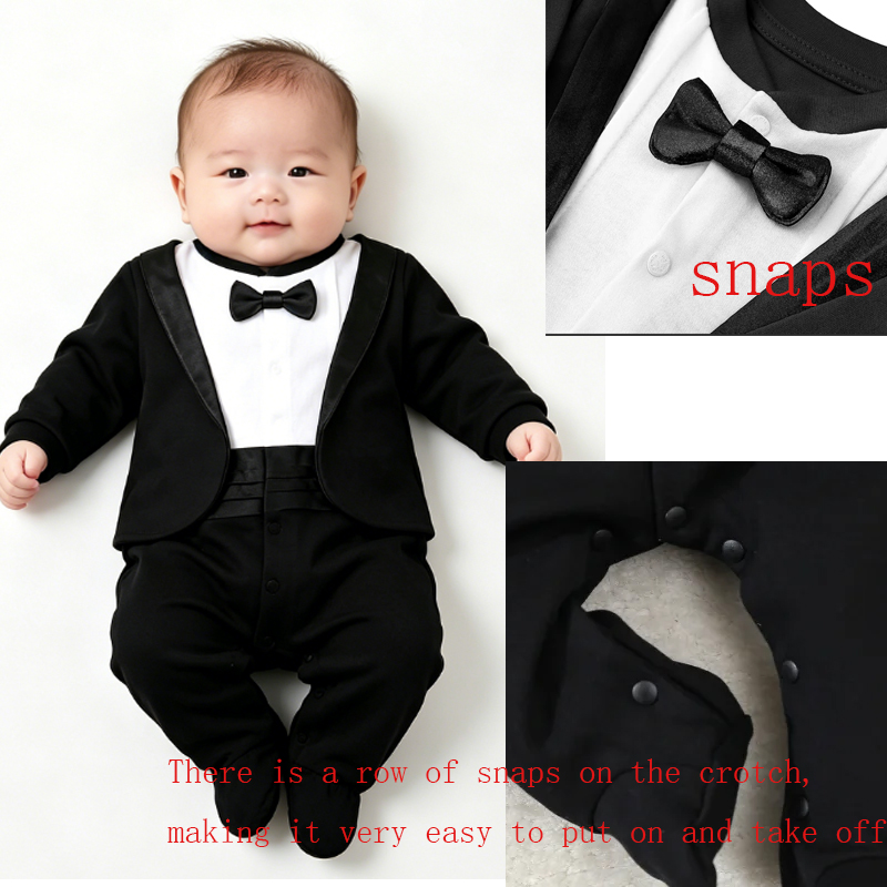 Newborn Boy Gentleman Tuxedo F - Baby Clothing Onesies のレビューと価格