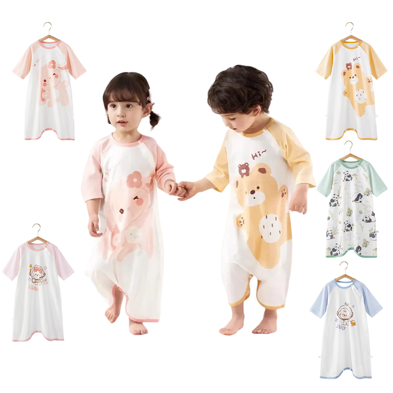 Summer Girl Boy Nightgown Cart - Baby Clothing Night のレビューと価格