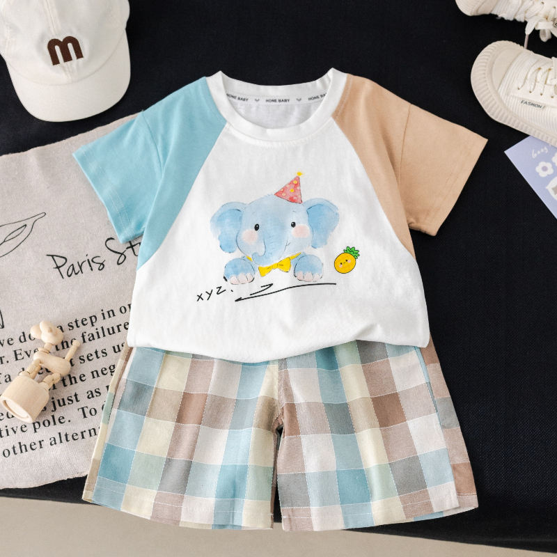 Children Summer Suits Baby Clo - Baby Clothing Elephant のレビューと価格