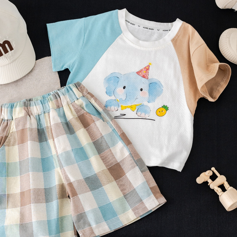 Children Summer Suits Baby Clo - Baby Clothing Elephant のレビューと価格