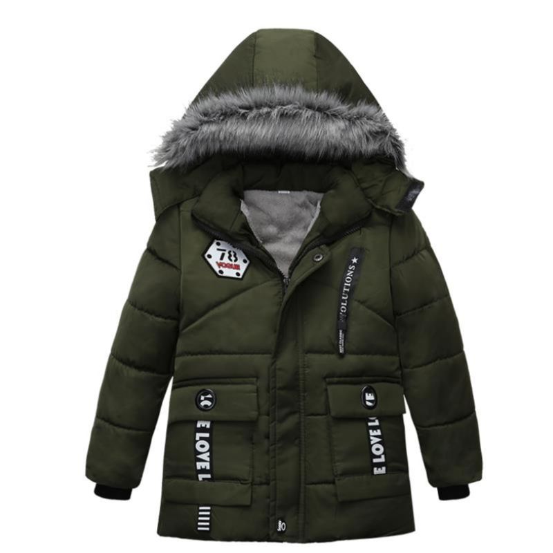 Children's Winter Jacket Boys  - Baby Clothing Zipper のレビューと価格