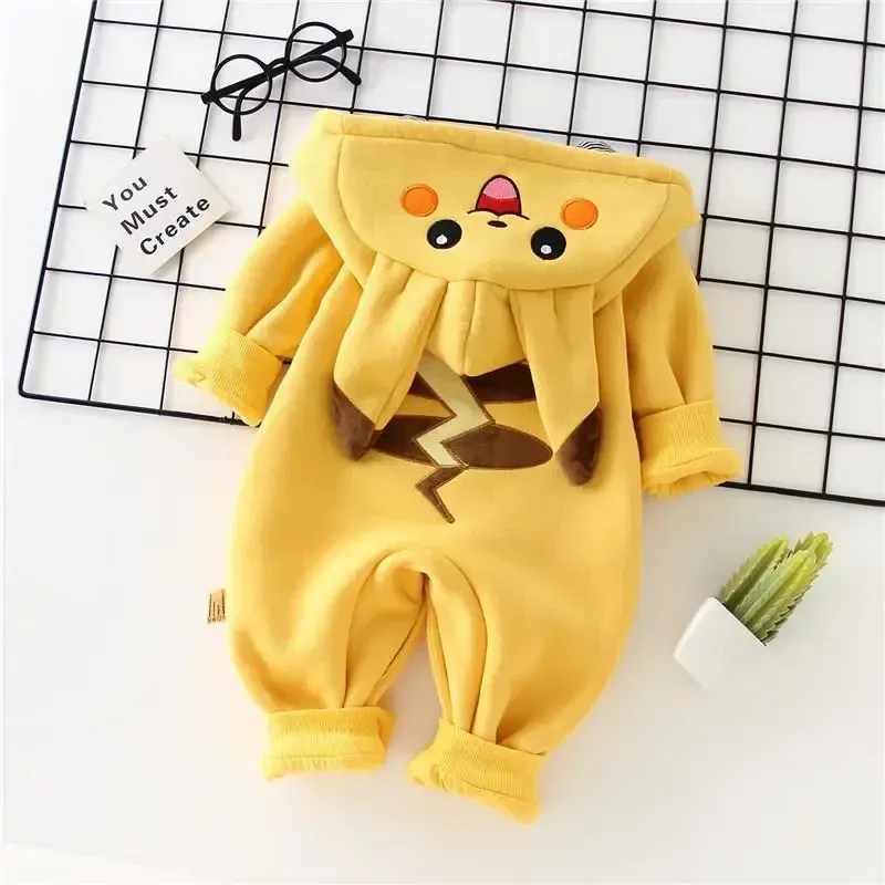 New Cute Cartoon Pokemon Pikac - Baby Clothing Onesies のレビューと価格
