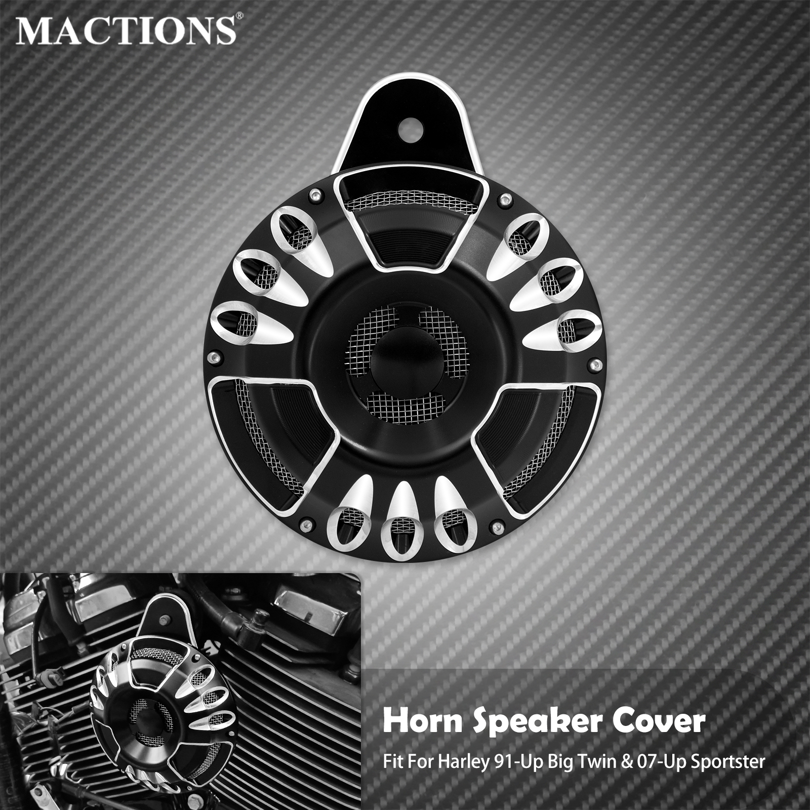 Motorcycle CNC Horn Speaker Co - Baby Xl のレビューと価格