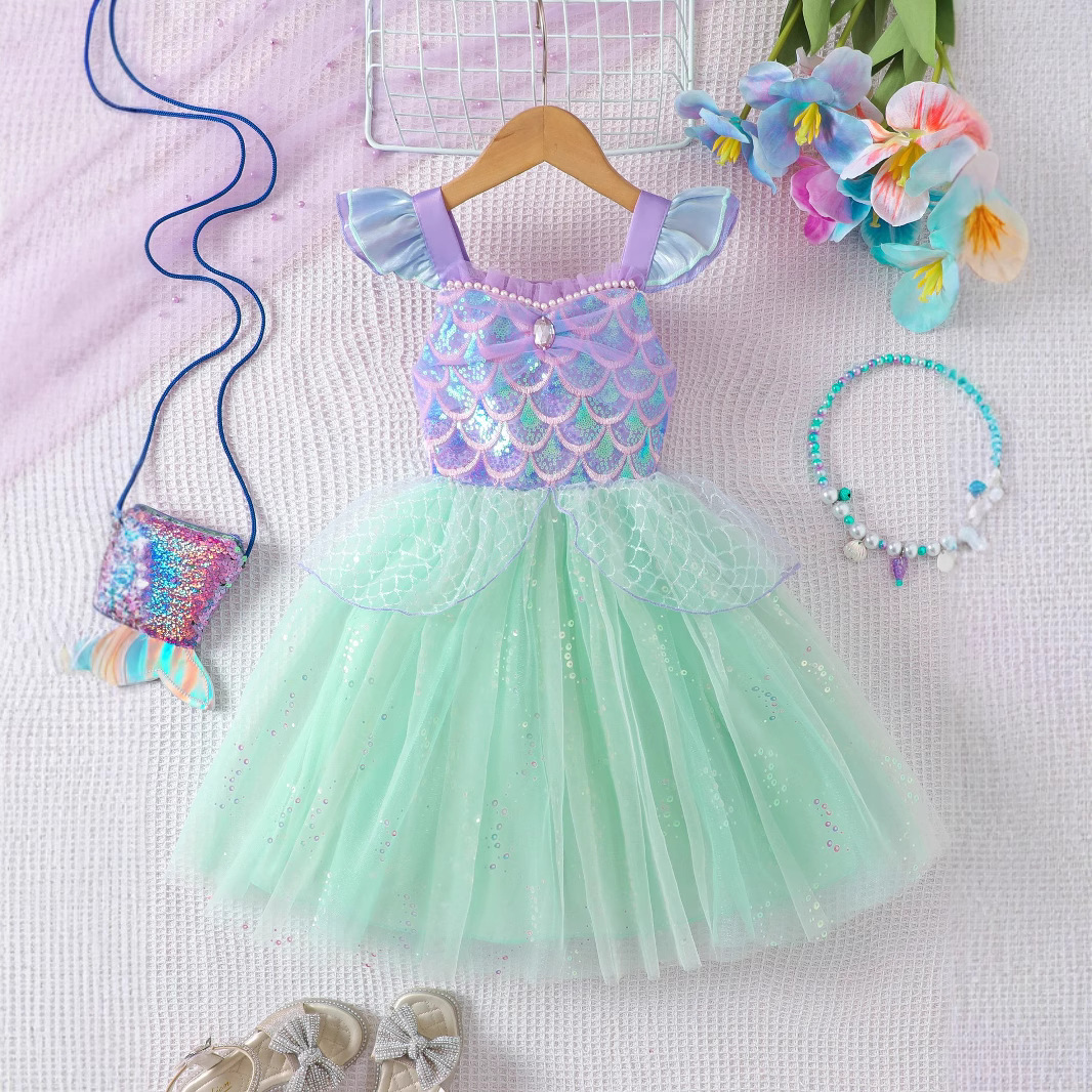 Kids Girls Mermaid Inspired Co - Baby Tutu Skirt のレビューと価格