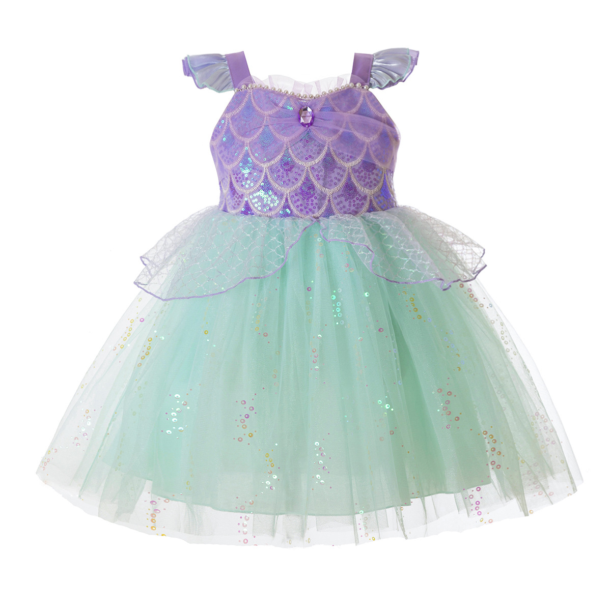 Kids Girls Mermaid Inspired Co - Baby Tutu Skirt のレビューと価格