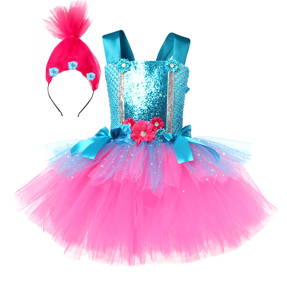 Trolls Tutu Dress for Girls Pr - Baby Tutu Skirt のレビューと価格