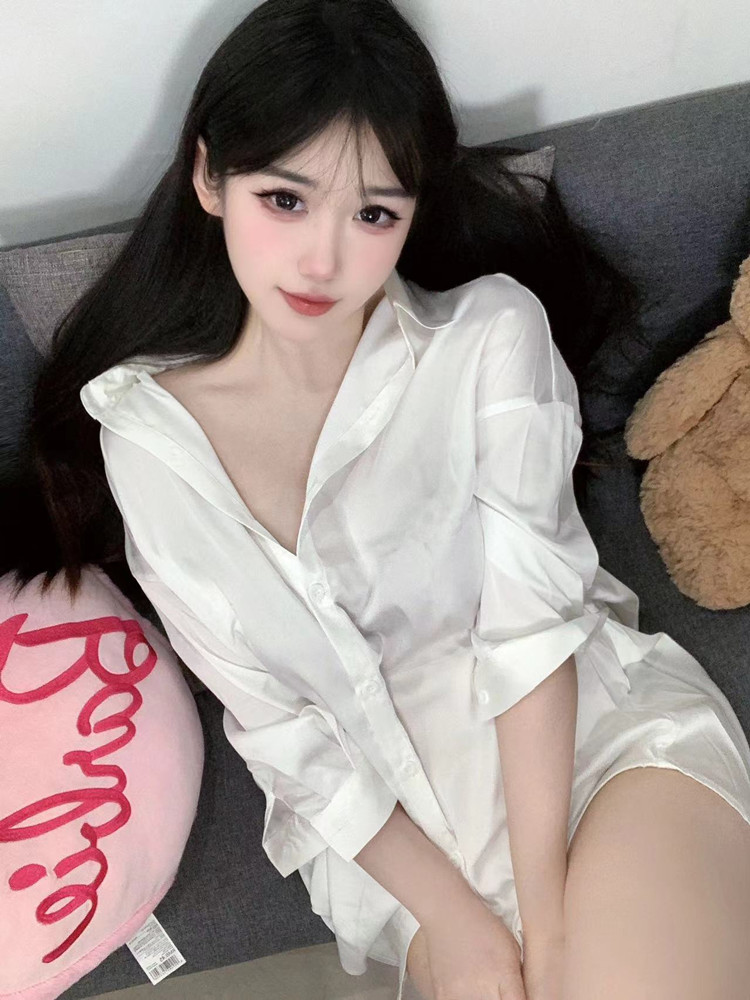 Fashion White Color Shirt Pers - Baby Gown Nightwear のレビューと価格