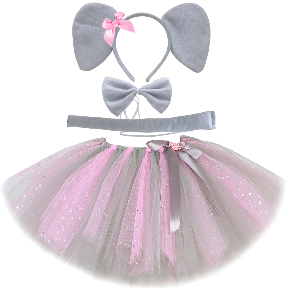 Sparkly Pink Gray Mouse Elepha - Baby Clothing Elephant のレビューと価格