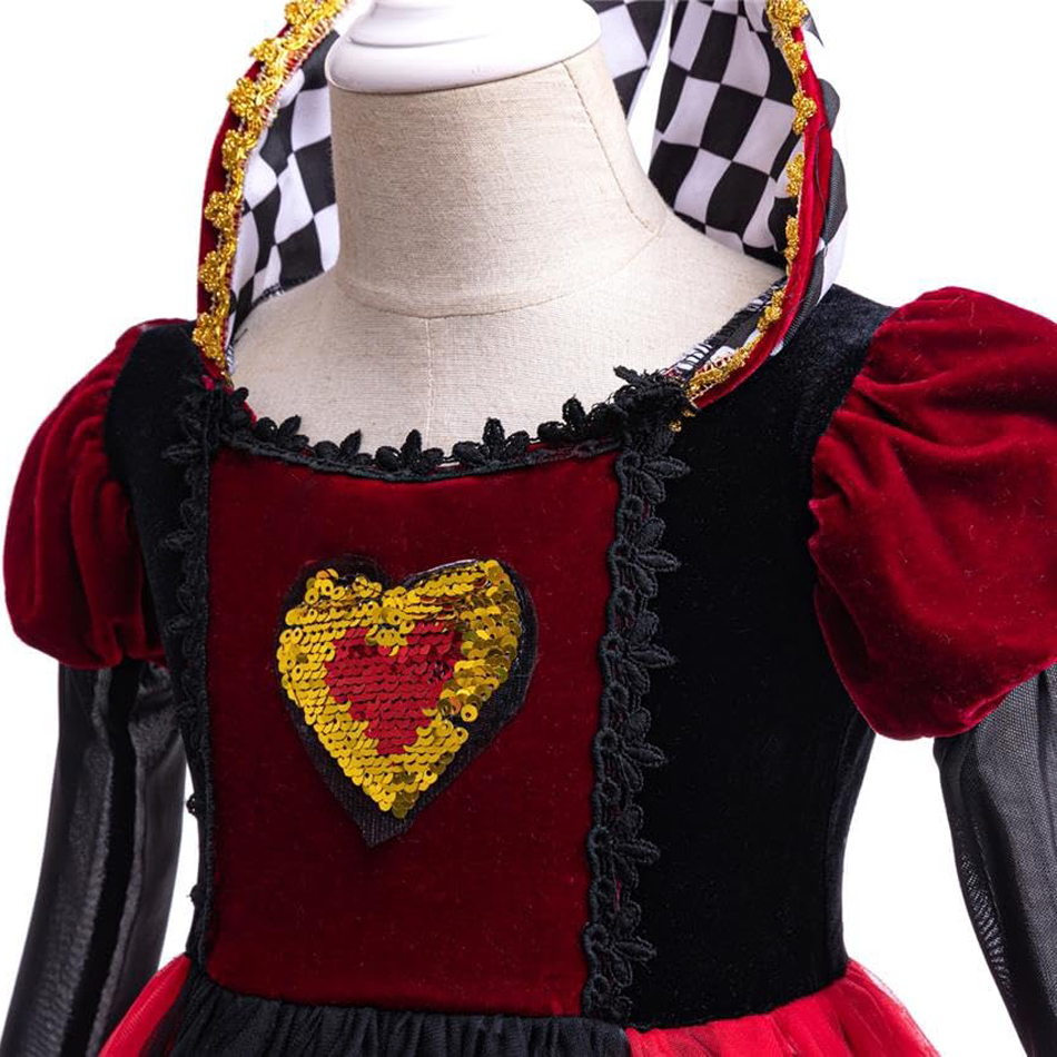 Girls Queen of Hearts Cosplay  - Baby Tutu Skirt のレビューと価格