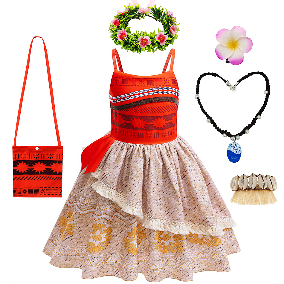 Moana Cosplay Princess Dress V - Baby Q Clothing のレビューと価格