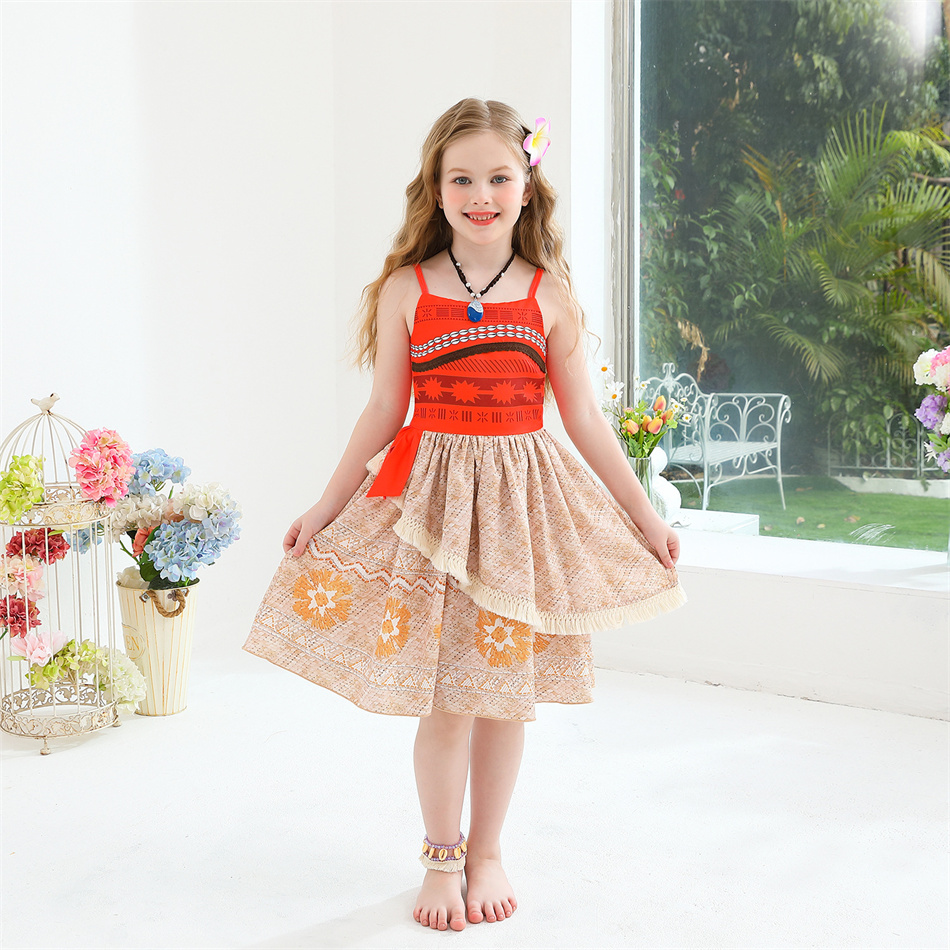 Moana Cosplay Princess Dress V - Baby Q Clothing のレビューと価格