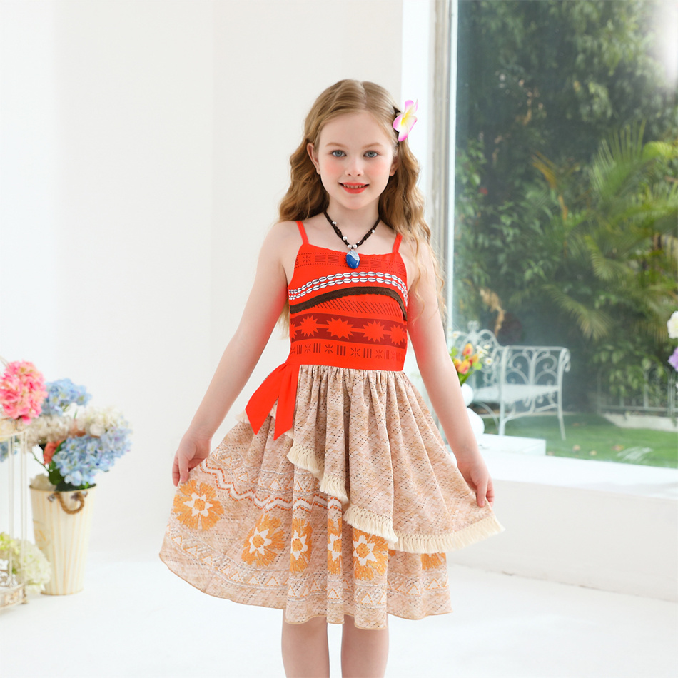 Moana Cosplay Princess Dress V - Baby Q Clothing のレビューと価格