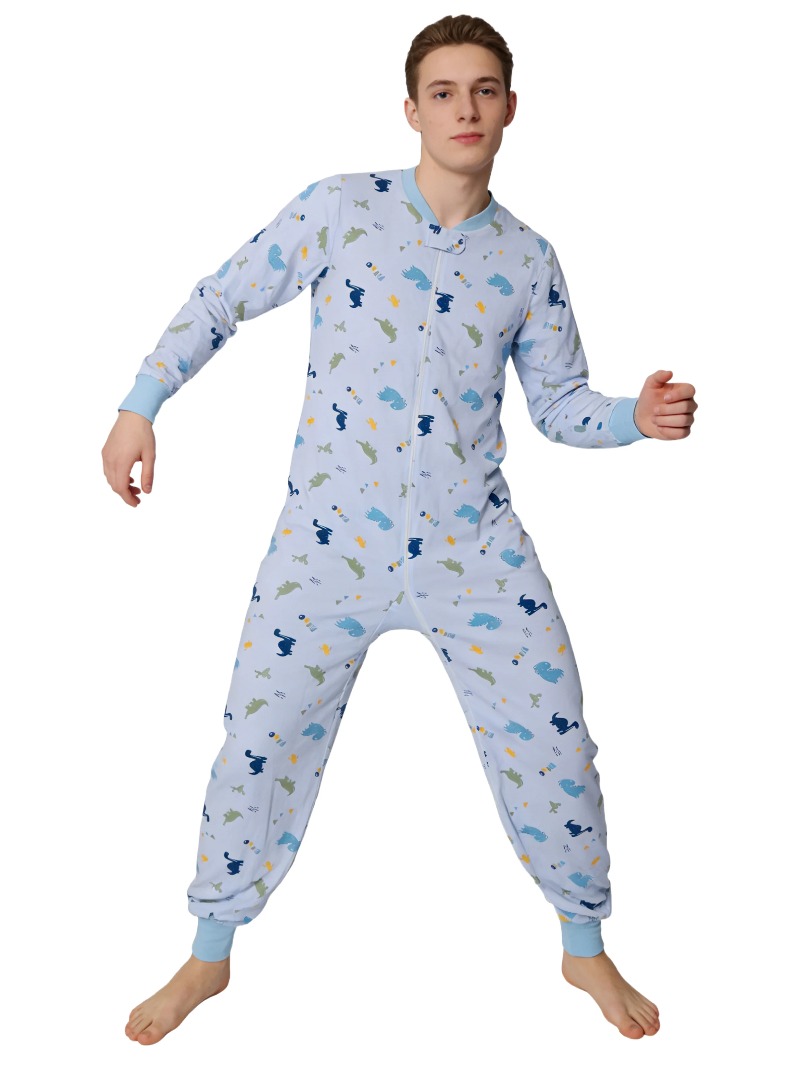 XXXL Adult Underwear Blue Dino - Baby Clothing Onesies のレビューと価格
