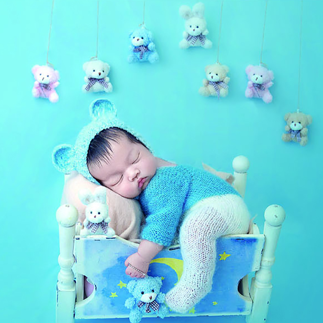 Vintage Knit Fluffy Teddy Bear - Baby Clothing Onesies のレビューと価格