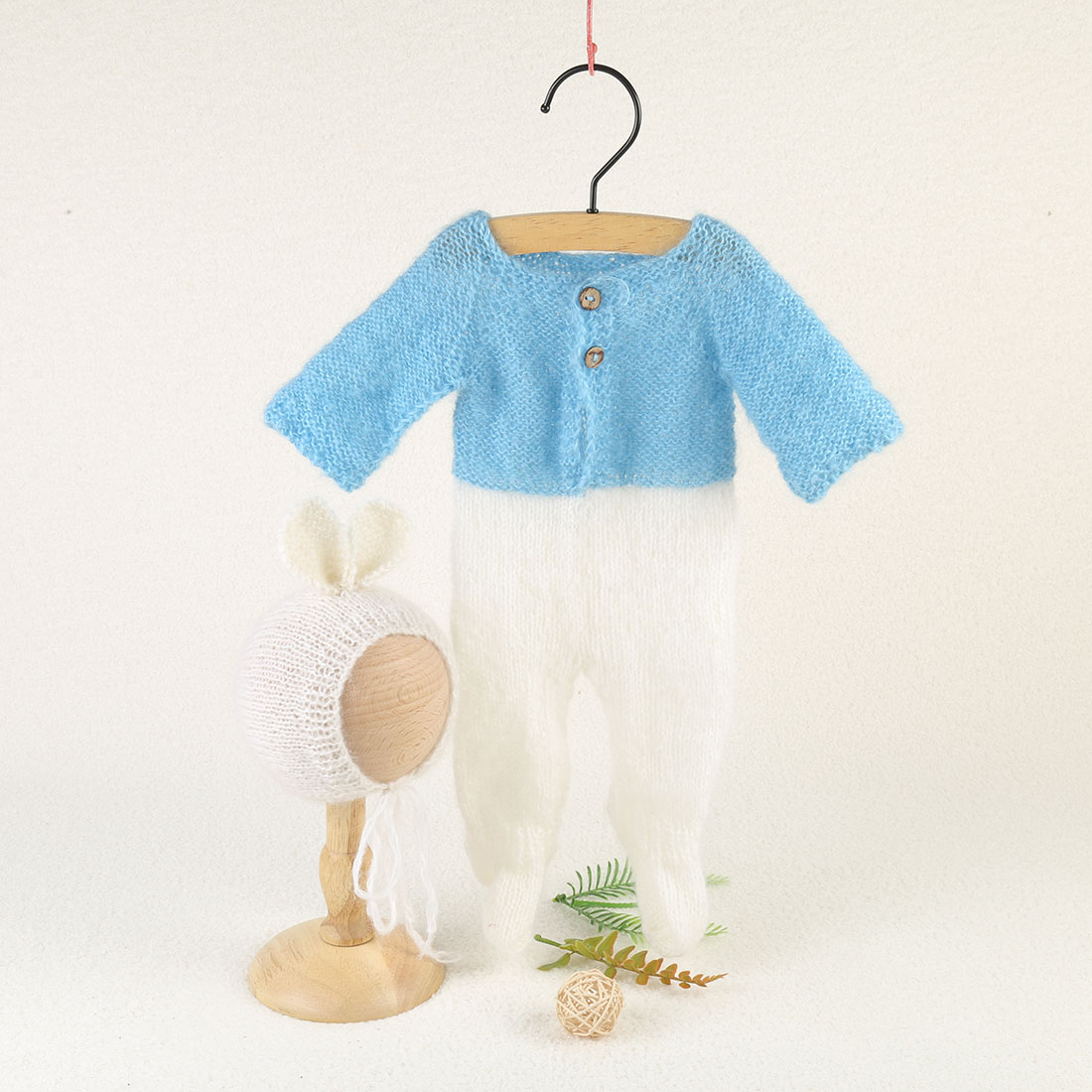 Vintage Knit Fluffy Teddy Bear - Baby Clothing Onesies のレビューと価格