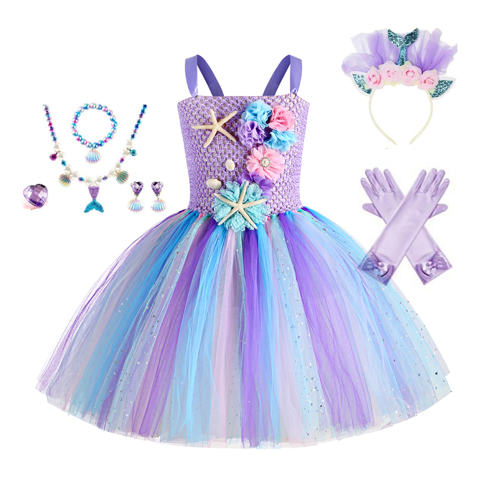 Girls Mermaid Tutu Dress Under - Baby Tutu Skirt のレビューと価格