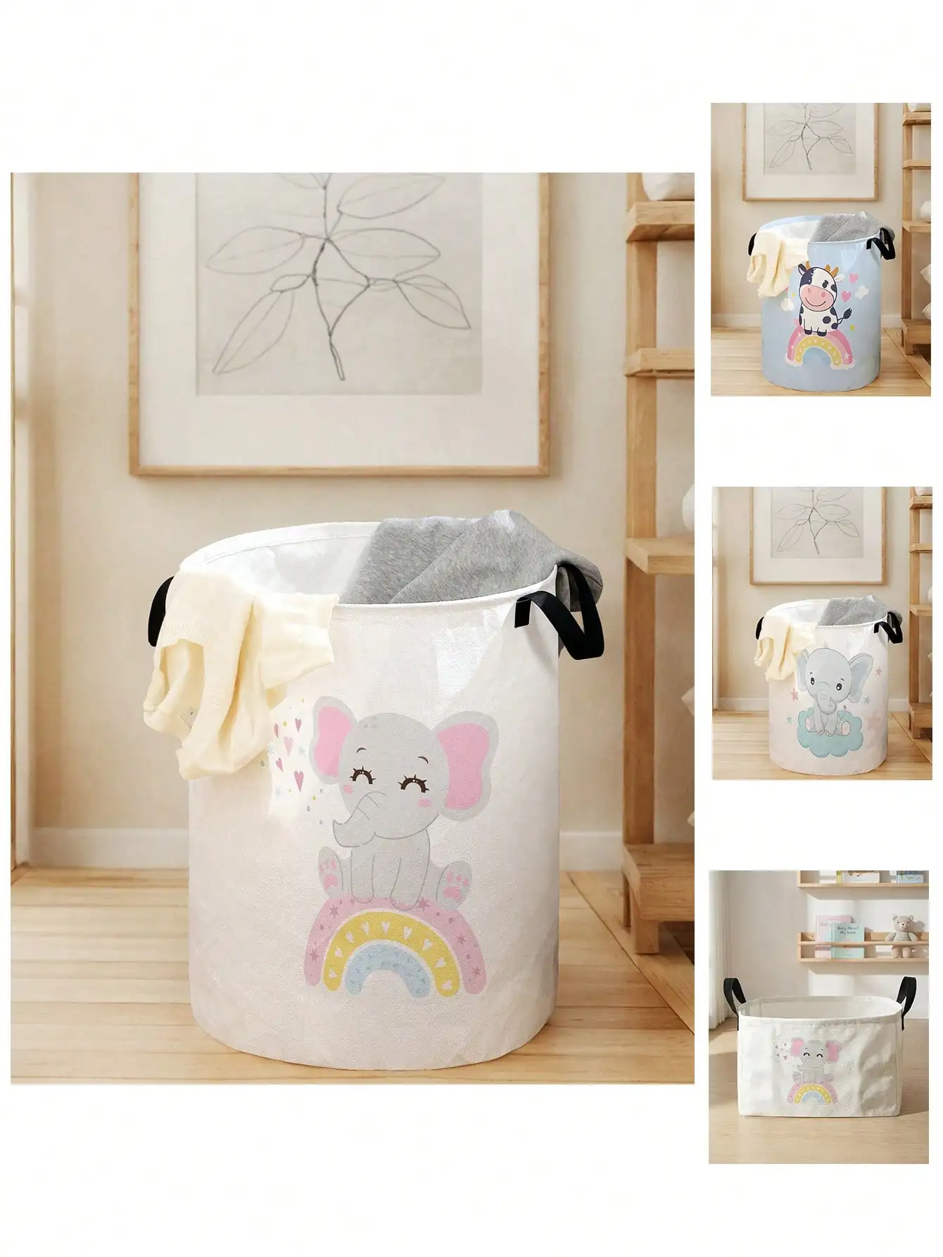 1pc Cute Elephant Pattern Fold - Baby Clothing Elephant のレビューと価格