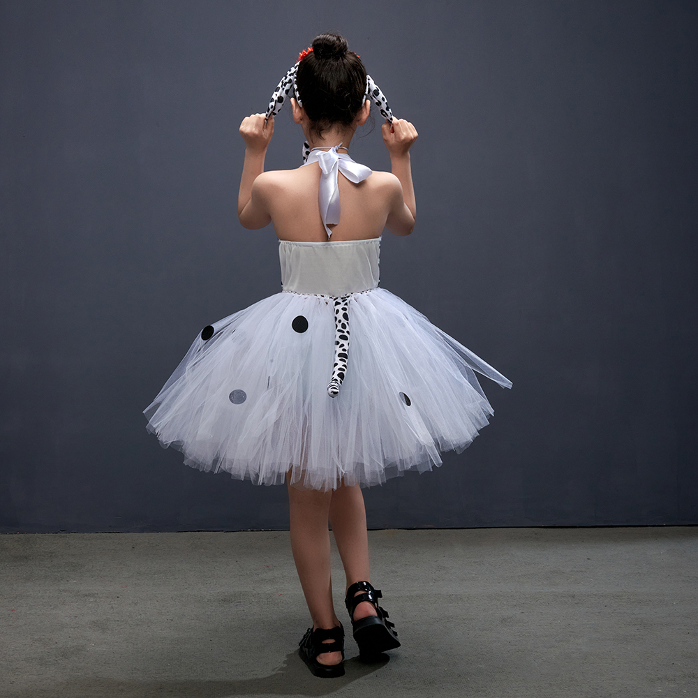 Girls Dalmatian Halloween Cost - Baby Tutu Skirt のレビューと価格