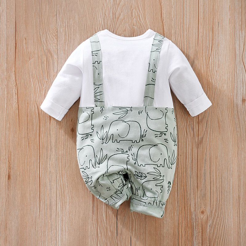 Newborn Spring And Autumn Clot - Baby Clothing Elephant のレビューと価格