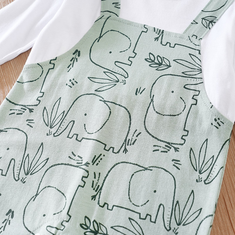 Newborn Spring And Autumn Clot - Baby Clothing Elephant のレビューと価格