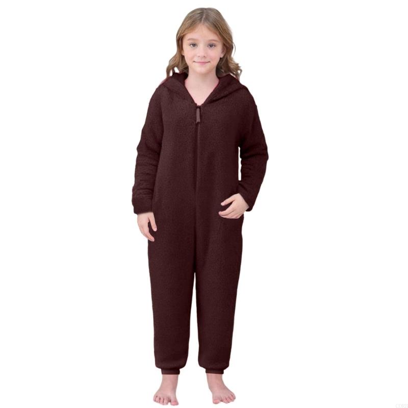 Fleece Plush Warm Pajamas for  - Baby Clothing Zipper のレビューと価格