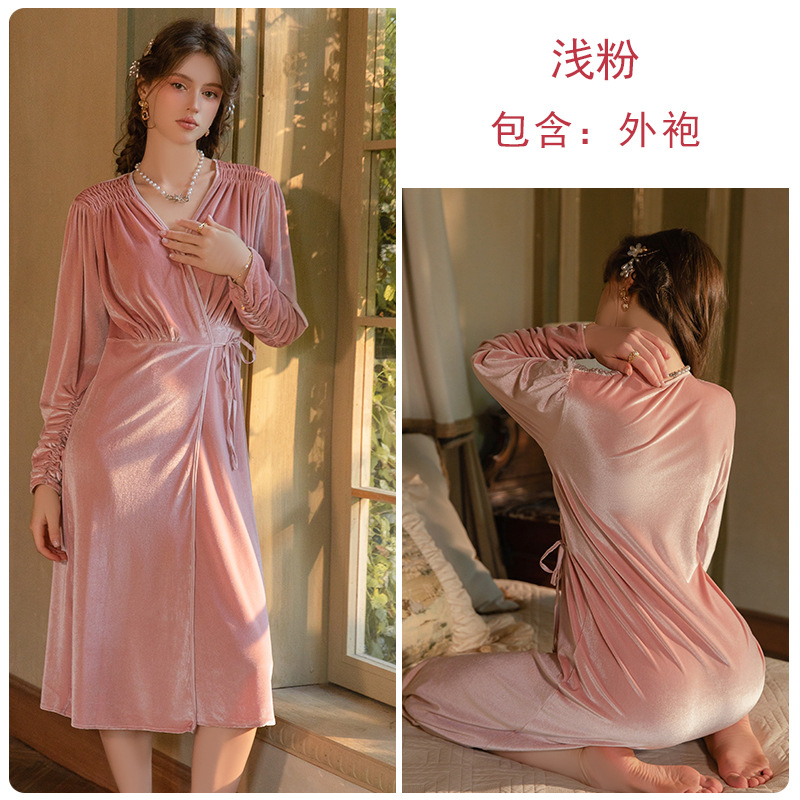 Sexy Lingerie French Velvet Ro - Baby Gown Nightwear のレビューと価格
