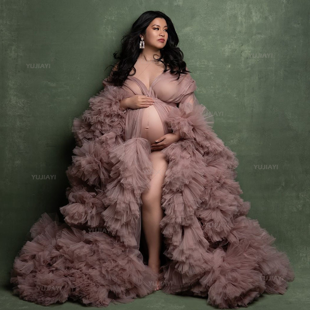 Luxury Customized Tulle Pregna - Baby Gown Nightwear のレビューと価格