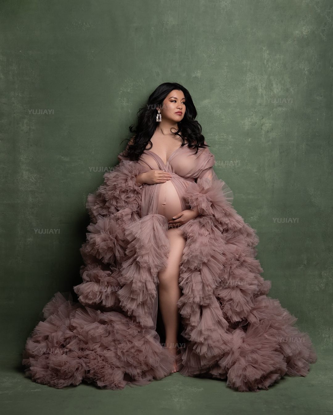 Luxury Customized Tulle Pregna - Baby Gown Nightwear のレビューと価格