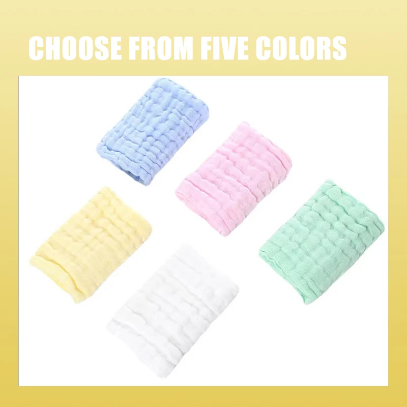 5pcs Baby Muslin Washcloths Bu - Baby Clothing Fabric のレビューと価格