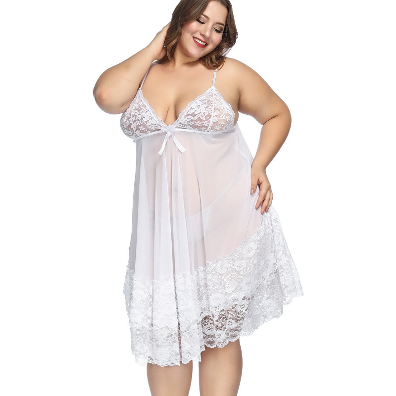 S-7XL Plus Size Sexy Strap Nig - Baby Gown Nightwear のレビューと価格