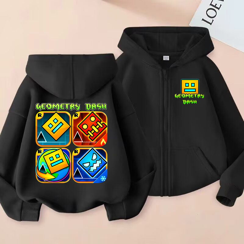 Funny Zip Up Sweatshirts Geome - Baby Clothing Zipper のレビューと価格